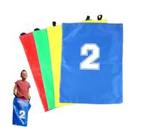 4 Pièces Sac De Course pour Ados, Sacs De Course De Pommes De Terre Colorés avec Poignées, Parfaits pour Une Journée Champêtre, Une Journée en, Jardin, Jeux De Pâques