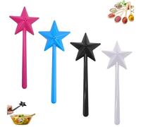 4 Pièces Salière Baguette Magique Distributeur Sel Et Poivre en Forme D'étoile Bouteille à Épices avec Trous pour la Cuisine Camping Voyage