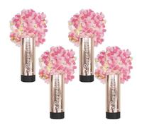 4 pièces Salut de confettis, Pops de fête, Boulets de canon à confettis, Salut de révélation de genre, Confettis de révélation de genre pour les fêtes de naissance, Fêtes de révélation de genre