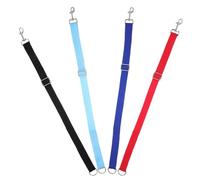 4 Pièces Sangle Réglable en Nylon à Clip Rapide | Boucle Ajustable et Mousqueton Métallique Résistant à Rouille, pour Écurie, Pâturage Extérieur, Seau ou Support de Bloc à Sel