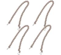 4 Pièces Sangles de Bottes Élastiques Crochets Métalliques | Polyester Kaki, Lot de Réglables 4mm, pour Activités Extérieures et Marche