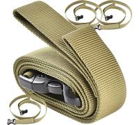 4 Pièces Sangles de Voyage Réglables en PP, Boucle Sécurisée | Fermeture Rapide à Bouton, pour Valises, Déménagement et Camping