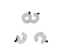 4 Pièces SBR16 Butoirs de Rail Linéaires, Rail Collier D'arrêt, Anneaux de Sécurité Linéaires à Surface Oxydée, Arbres de Rail Coulissant pour Machines Alimentaires et Équipements Électroniques 0XBIT