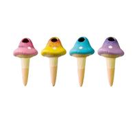 4 Pièces Self Watering Spikes Dispositif D'Arrosage Automatique Champignon Plante Auto-dripper en Céramique Irrigation Lente Adapté pour Vacances mais, Style C