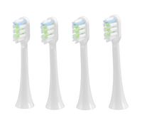 4 PièCes SéRies TêTes de Brosse à Dents de Remplacement pour V1X3/X3U X1/X3/X5 TêTes de Brosse à Dents éLectrique Blanc