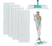 4 Pièces Serpillères de Rechange pour Leifheit Profi XL en Kit,47x17cm Microfibre pour Leifheit Profi Micro Duo XL Housses de