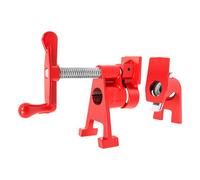 4 Pièces Serre Joint Tube Travail Bois pour Tube 3/4, Ensemble Pince Bois Bricolage, Colliers Serrage Fer, Collier Serrage Rapide pour Établi Travail, Étau Vis, Serre-Joint Dormant de Menuisier