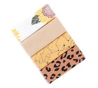 4 Pièces Serviette Carrée En Coton Pour Bébé De Toilette En Tissu Absorbant Doux Mouchoir D'Impression De Dessin Animé Pour Un Usage Quotidien Serviette De Visage Douce Pour Nouveau-nés