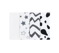 4 Pièces Serviette Carrée En Coton Pour Bébé De Toilette En Tissu Absorbant Doux Mouchoir D'Impression De Dessin Animé Pour Un Usage Quotidien Serviette De Visage Douce Pour Nouveau-nés