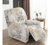 4 pièces/set Housse de fauteuil inclinable à protection intégrale extensible, housse de protection en tissu épais pour fauteuil à bascule et canapé Taille UniqueMicrofibre