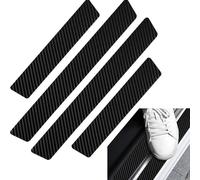 4 Pièces seuil de Porte Voiture pour Renault Trafic II 2001-2006, Seuil en Fibre de Carbone, Seuil De Porte Avant Et Arrière Protection Contre Les Rayures