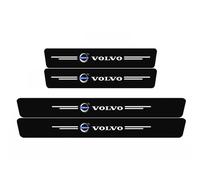 4 pièces Seuils de Porte en Fibre de Carbone pour Voitures pour Volvo XC-90 / XC90 (2.Gen. AB BJ 2015),Protection Seuil de Porte Voiture,Protection Seuil de Porte de Voiture