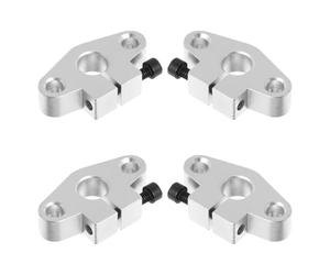 4 Pièces Siège Fixe Linéaire Shf, Support en Alliage D'aluminium | Montage Rapide, Alignement Stable, Rigidité Élevée, pour Piliers, Machines et Ensembles D'automatisation