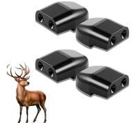 4 Pièces Sifflet Ultrason Anti Gibier, Anti Fouine Voiture, Sifflet D'avertissement pour Les Cerfs, Dispositif de Protection et Avertissement de Animaux pour Voiture Camions et Motos