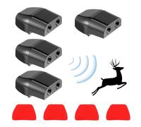 4 Pièces Sifflet Ultrason Anti Gibier, Sifflet de Cerf Avertissement pour Voiture, Camion, Moto, Protection Faune Ultrason, Avertir Les Animaux, Éviter de Heurter Les Animaux Sauvages