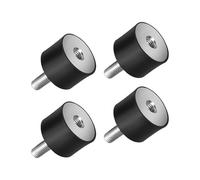 4 Pièces Silent Bloc En Caoutchouc M8 Support Moteur Anti Choc Système De Suspension Réducteur De Vibrations Amortisseur Professionnel Pour Protection Des Machines Et Réduction Du Bruit