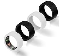 4 Pièces Silicone Anneau Case Intelligent Anneau Protector Compatibles avec Oura Ring Gen 4/Oura Ring Gen 3/Galaxy Ring/Ultra Human Ring Air/RingConn Anti-Chute pour Working Out(S für 6/7/8/9/10)