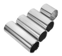 4 Pièces Slide de Guitare en Acier Inoxydable, 4 Tailles pour
