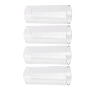 4 Pièces Slide de Guitare en Verre Blanc pour Guitare Électrique