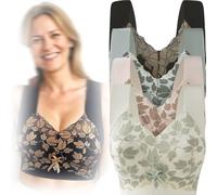 4 pièces Soutiens-Gorge zendiosa Soutien-Gorge Polyvalent senobra Soutien-Gorge correcteur de Posture yooje Soutien-Gorge Push-up Anti-affaissement (4 pièces,3XL (70-80kg))
