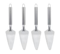 4 pièces spatule à pizza, pelle triangulaire serveur à pizza spatule à pâtisserie en acier inoxydable serveur à tarte pour desserts tarte gâteau biscuit