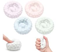 4 Pièces Squishy Balle Anti Stress | Stress Relief Sand Glutinous Balls, Balles Antistress Raisin, Jouet Antistress Sensoriel pour Enfants et Adultes