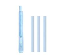 4 pièces stylo mécanique créatif forme gomme caoutchouc rétractable papeterie école gomme stylo rétractable mécanique gomme stylo inclure gomme stylo pour l'école peinture écriture (Blue, One Size)