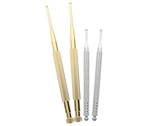 4 Pièces Stylo Stimulateur Auriculaire en Acier Inoxydable | Réflexologie Auriculaire, Sonde de Cps Eille, Détecteur Dien Chan, Positionnement Précis et Embout Boule Protecteur