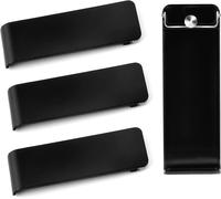 4 Pièces Support Arrière pour Nintendo Switch,Support de la Coque Arrière de la Béquille Accessoire Remplacement de la Béquille Compatible avec Switch Consoles (Noir)