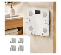 4 Pièces Support Balance Électronique pour Tanita BC-718 | 4 Supports Muraux Rangement Adhésif sans Perçage Balance Électronique Supports Métalliques Réglables