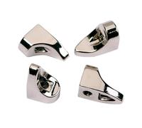 4 Pièces Support de Banjo, Pièce de Fixation Ha14 | Accessoire pour Guitare, Pièce de Remplacement pour Cercle, Finition Argentée, Usage Musical