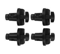 4 Pièces Support de Montage Inclinable, Pince Pivotante 15 à 19 MM | Plastique Noir, Double Verrouillage et Filetage Standard, pour Vlog, Studio et Fixation de Bureau