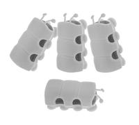 4 Pièces Support de Pommeau Ventouse Réglable, Tpe, Anti-glisse | Ventouse Silicone Épaisse, Bouton de Verrouillage, Retrait sans Trace, pour Verre et Standard