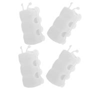 4 Pièces Support de Pommeau Ventouse Tpe, Angle Réglable | Salle de Bain, Retrait sans Résidu, Fixation Adhésive, Compatible Pommeaux Filetés Standard et Modèles Portatifs