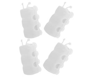4 Pièces Support de Pommeau Ventouse Tpe, Angle Réglable | Salle de Bain, Retrait sans Résidu, Fixation Adhésive, Compatible Pommeaux Filetés Standard et Modèles Portatifs
