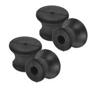 4 Pièces Support en Caoutchouc, Noire Base Antidérapante | Maintien Vertical Mains, pour Salles de Pratique et Centres de Thérapie, Design Lisse Moderne