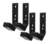 4 Pièces Support Mural Pour Haltères - Rack De Rangement Pour Barres De Musculation - Accessoire De Salle De Sport Privée - Matériau Robuste Et Durable