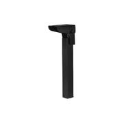 4 pièces Table Pliante Pieds de Support en métal lit Jambe Basse Jambes canapé Invisibles Maison Accessoires pour Meubles(40cm)