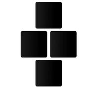 4 Pièces Tableau Miroir Noir 10x10cm Acrylique | Accessoire Photo Léger et Portable, Surface Facile à Nettoyer, Usage Bureau ou Main, Style Simple