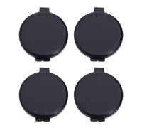 4 Pièces Tampon D’empreinte Digitale Noir, Séchage Immédiat | Plastique PVC, Format Rond, Usage Bureau et École, pour Factures et Cartes D’identité Sécurisées