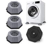 4 Pièces Tapis Anti Vibration Machine a Laver, Patins pour Meubles | Patin Anti Vibration, Réduit Vibrations et Bruit, Antidérapant, pour Machine à Laver, Sèche-linge et Meubles