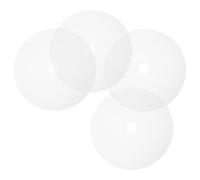 4 Pièces Tapis de Déshydratation Rond Blanc en Silicone | Surface Antiadhésive, Réutilisable et Résistante, pour Viande Séchée, Fruits et Usage Cuisine