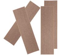 4 Pièces Tapis de Marche pour Escaliers en Bois, Silencieux Japonerie | Polyester et Tpr, Antidérapant Auto Adhésif, pour Marches Intérieures, Locataires et Animaux