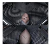 4 Pièces Tapis de Sol Auto pour Peugeot Expert 3 2016-2025 Tapis de Sol en Cuir Imperméables, Antidérapants et Résistants Aux Intempéries,Black