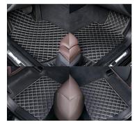 4 Pièces Tapis de Sol Auto pour Peugeot Expert 3 2016-2025 Tapis de Sol en Cuir Imperméables, Antidérapants et Résistants Aux Intempéries,Beige
