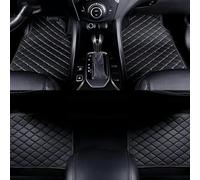 4 Pièces Tapis de Sol de Voiture en Cuir pour Honda Jade 7-Seats 2013-2020, Imperméables Antidérapants Tous Temps Accessoires d'Intérieur Protecteur,Black