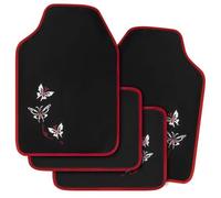 4 Pièces Tapis de Sol de Voiture, pour Renault Kangoo I/II 1997-2019 Tous Temps Antidérapant Imperméables Coussinets Pieds Accessoires Voiture Cadeau,A