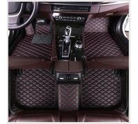 4 Pièces Tapis de Sol de Voiture pour Toyota Yaris Cross/Hybrid 2020 2021 2022 2023 2024, Automobile Cuir Pied Moquette Antidérapante Durable Facile Nettoyer Protection Accessoires,BlackRed