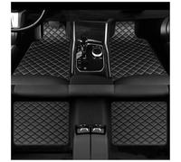 4 pièces Tapis de Sol Voiture Luxe,pour MG HS/EHS EV/HS Plug-in Hybrid 2018-2023 2024 2025 2026 Cuir imperméable Anti-dérapant Protection intérieure Auto Accessoire Durable,A