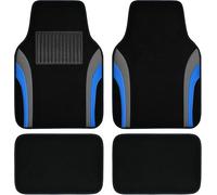 4 Pièces Tapis de Sol Voiture pour Cupra Leon Competición 2020-, Avant et Arrière Moquettes Auto Protection Intérieure Accessoires Voiture,Blue
